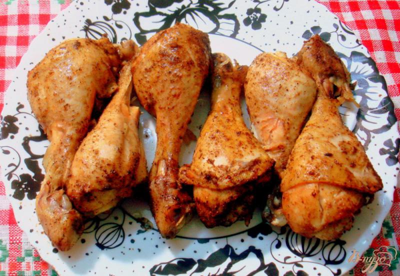 Фото приготовление рецепта: Куриные голени копчёные шаг №7