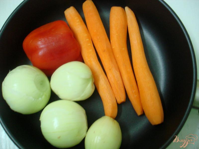 Фото приготовление рецепта: Голубцы с мясом, рисом и овощами шаг №2