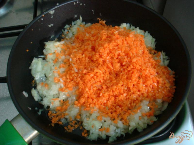 Фото приготовление рецепта: Голубцы с мясом, рисом и овощами шаг №3