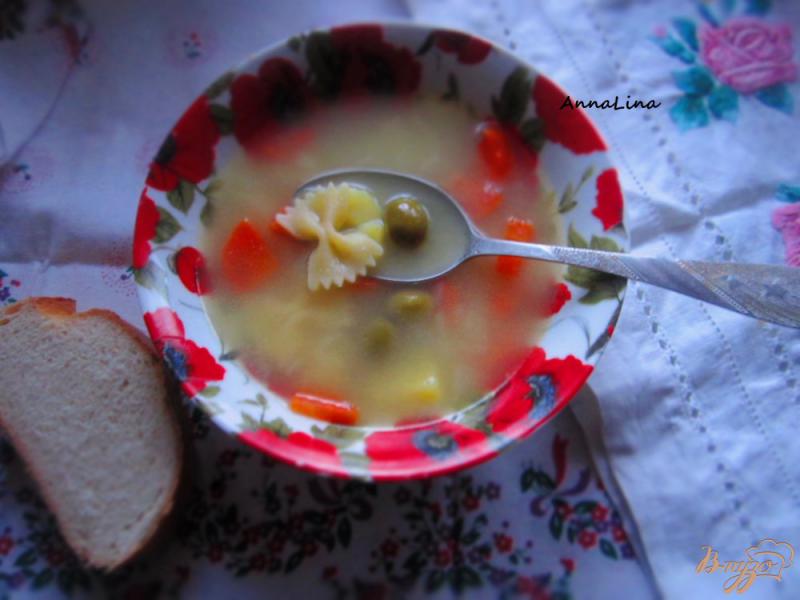 Фото приготовление рецепта: Суп с оливками шаг №5