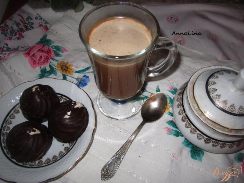 Фото приготовление рецепта: Кофе с какао шаг №4
