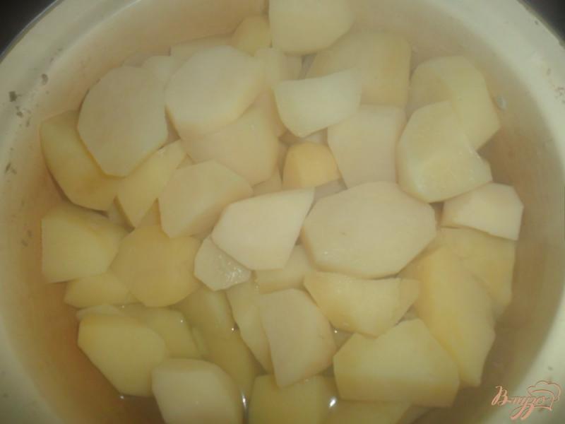Фото приготовление рецепта: Постное картофельное пюре с грибами шаг №1