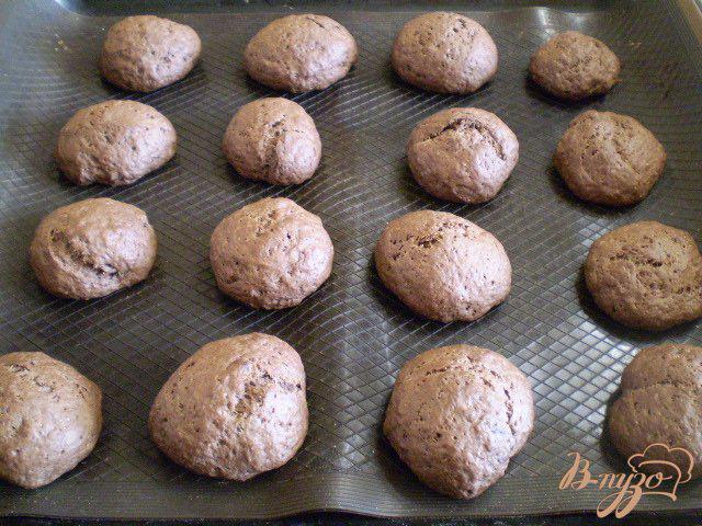 Фото приготовление рецепта: Печенье с какао шаг №8