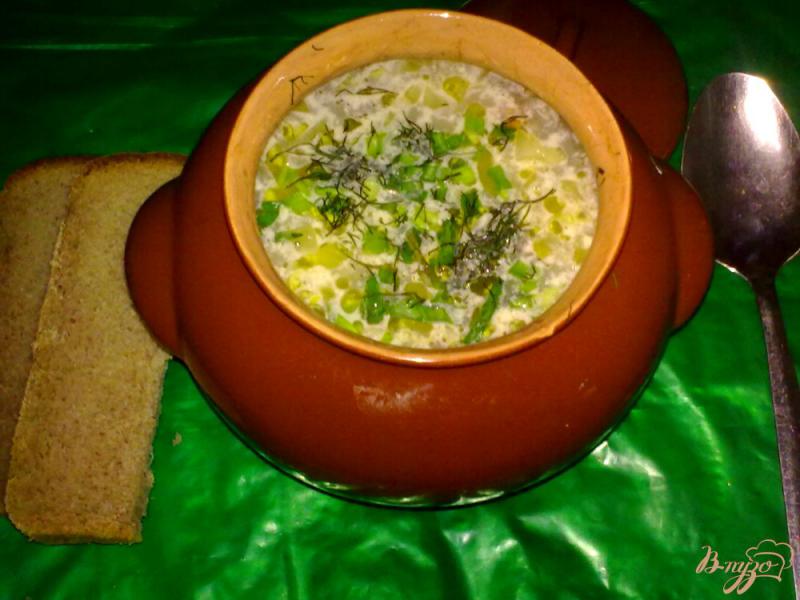 Фото приготовление рецепта: Суп макаронный в горшочке шаг №7