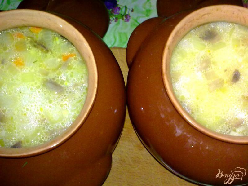 Фото приготовление рецепта: Суп макаронный в горшочке шаг №6