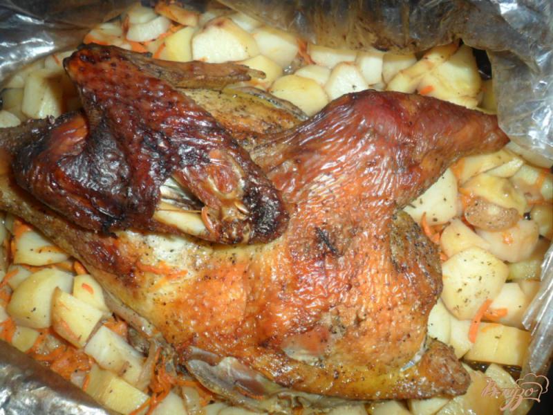 Фото приготовление рецепта: Курица с овощами шаг №7
