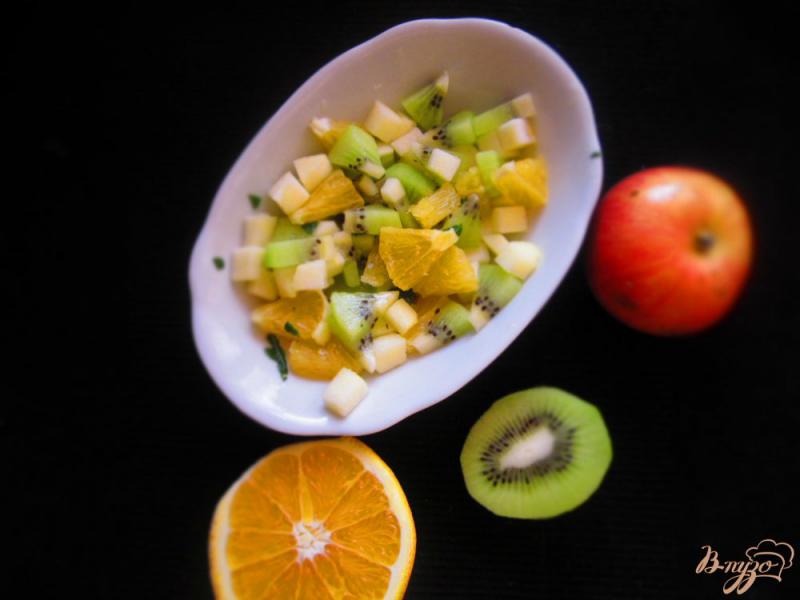 Фото приготовление рецепта: Стейк горбуши с фруктовой сальсой шаг №2