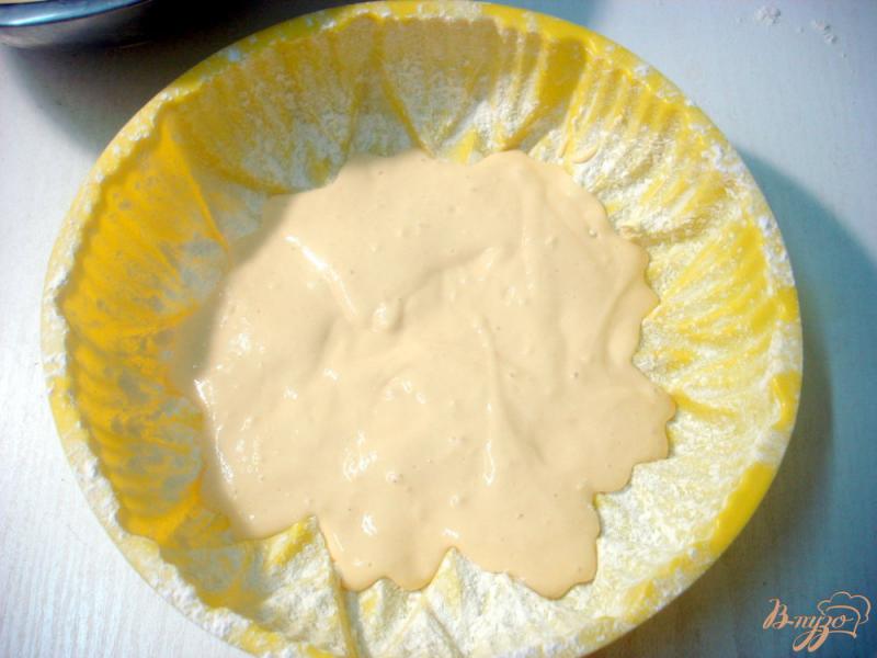 Фото приготовление рецепта: Капустный заливной пирог шаг №5