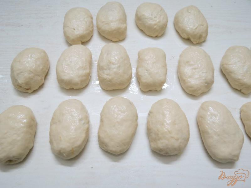 Фото приготовление рецепта: Пирожки  на кефире  во фритюре шаг №12