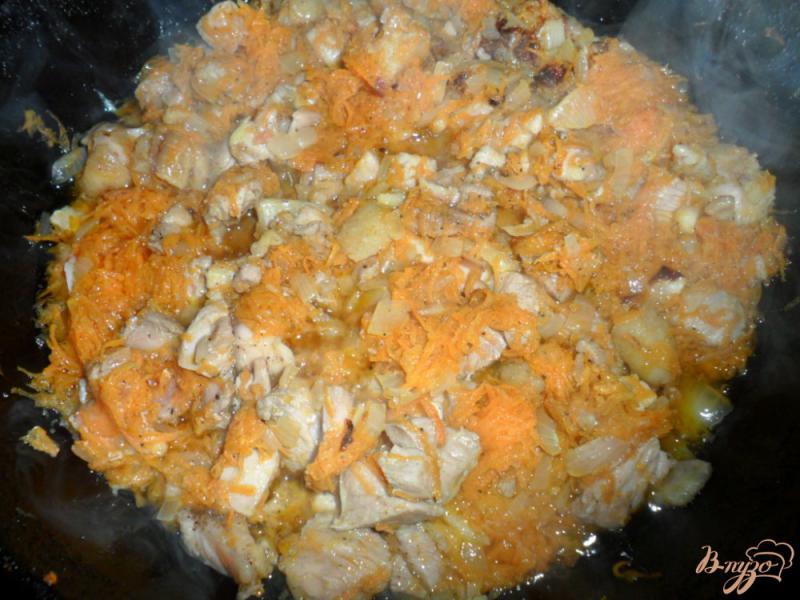 Фото приготовление рецепта: Рис с мясом шаг №3