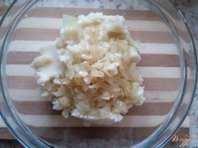 Фото приготовление рецепта: Постные лепешки с картофелем шаг №3