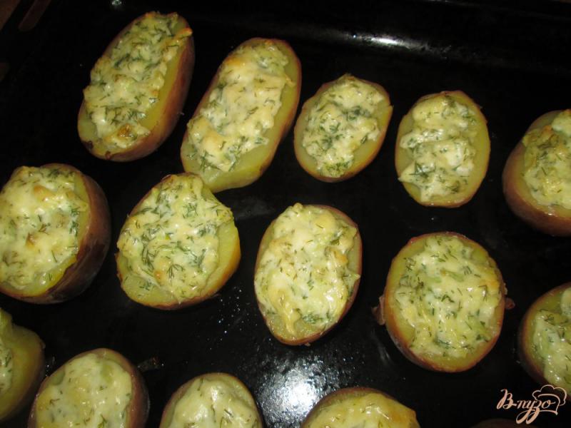 Фото приготовление рецепта: Чесночная картошка шаг №9