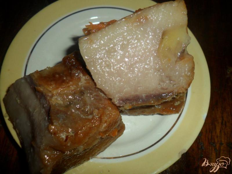 Фото приготовление рецепта: Тушеный картофель с салом шаг №3