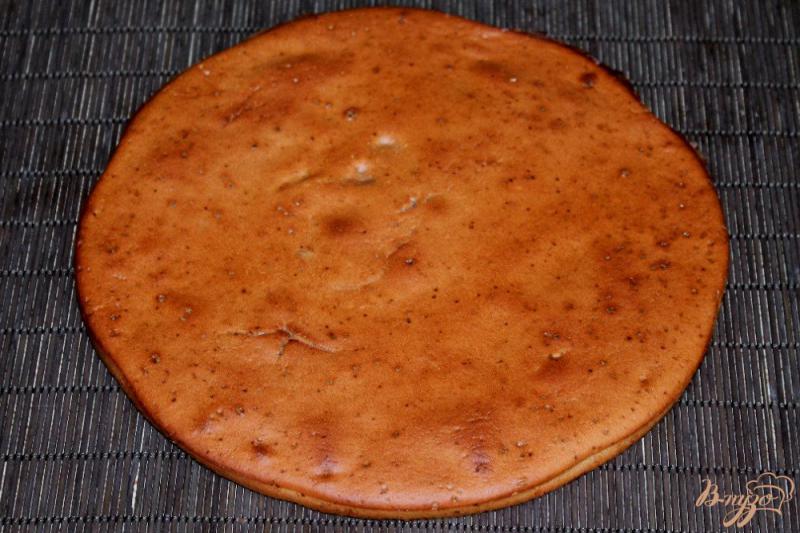 Фото приготовление рецепта: Ореховый торт с заварным кремом шаг №5