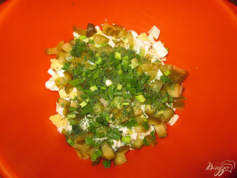 Фото приготовление рецепта: Салат с куриной грудкой шаг №4