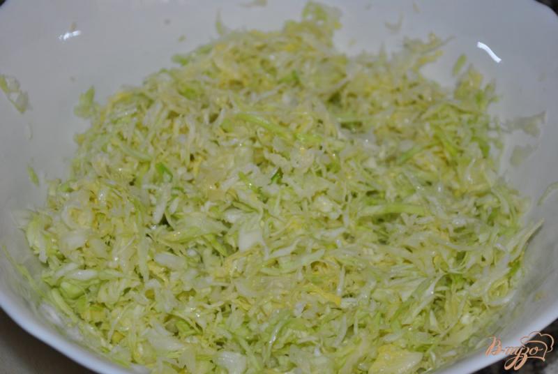 Фото приготовление рецепта: Капустный салатик шаг №1