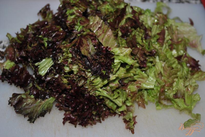 Фото приготовление рецепта: Салат с красной капустой шаг №2