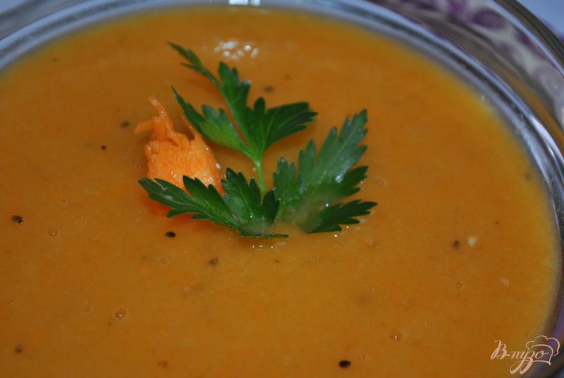 Фото приготовление рецепта: Сладкий крем-суп из тыквы шаг №6