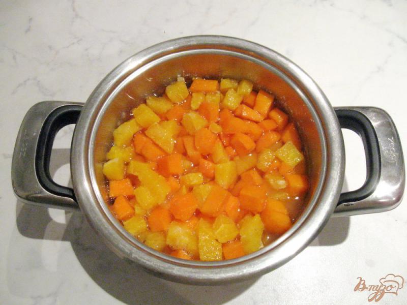 Фото приготовление рецепта: Варенье из тыквы и апельсина шаг №6