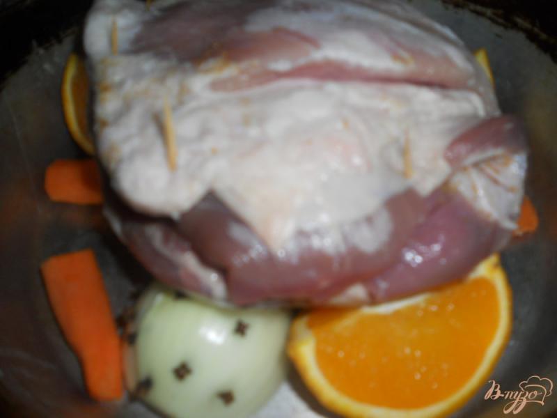 Фото приготовление рецепта: Свинина запеченая шаг №4