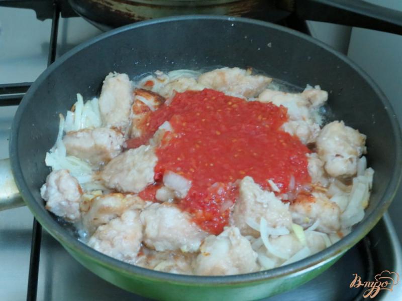Фото приготовление рецепта: Свинина в остром соусе шаг №8