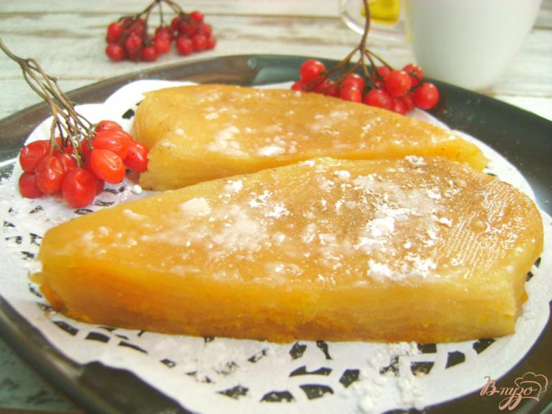Фото приготовление рецепта: Яблочный десерт «Янтарные лепестки» шаг №8