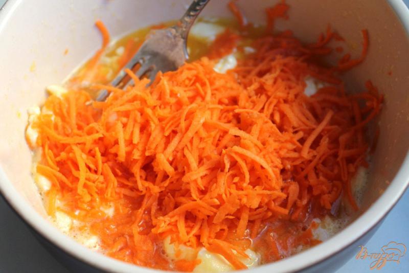 Фото приготовление рецепта: Морковное печенье шаг №3