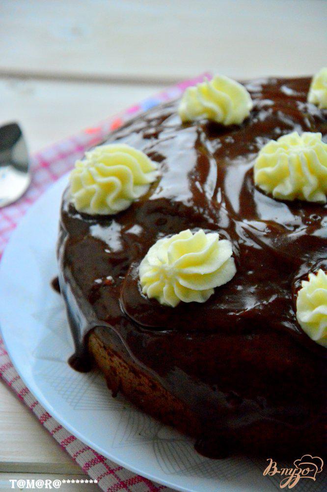 Фото приготовление рецепта: Шоколадный торт на раз, два, три шаг №8