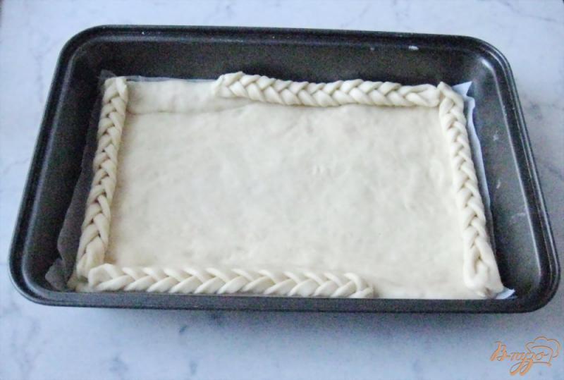 Фото приготовление рецепта: Открытый пирог с повидлом. шаг №8