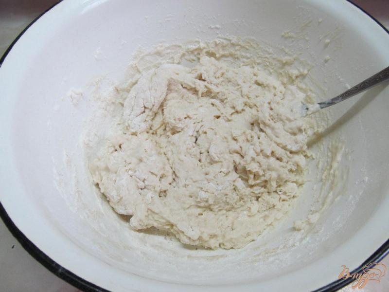 Фото приготовление рецепта: Белый хлеб на воде шаг №4