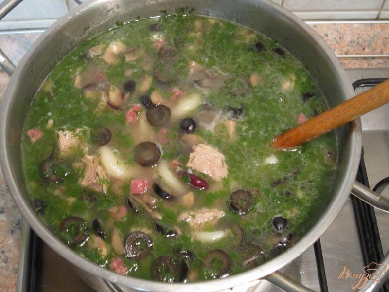 Фото приготовление рецепта: Суп по-итальянски шаг №8