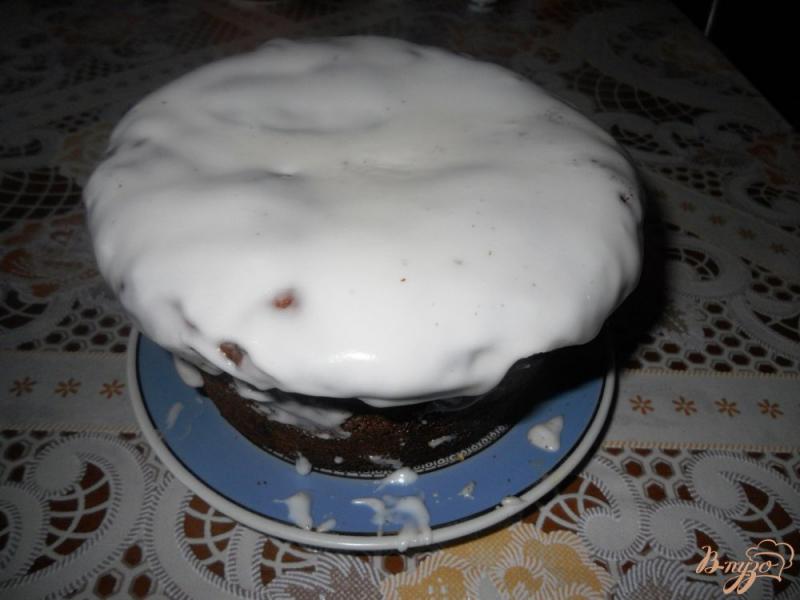 Фото приготовление рецепта: Кекс на дрожжах с глазурью шаг №9