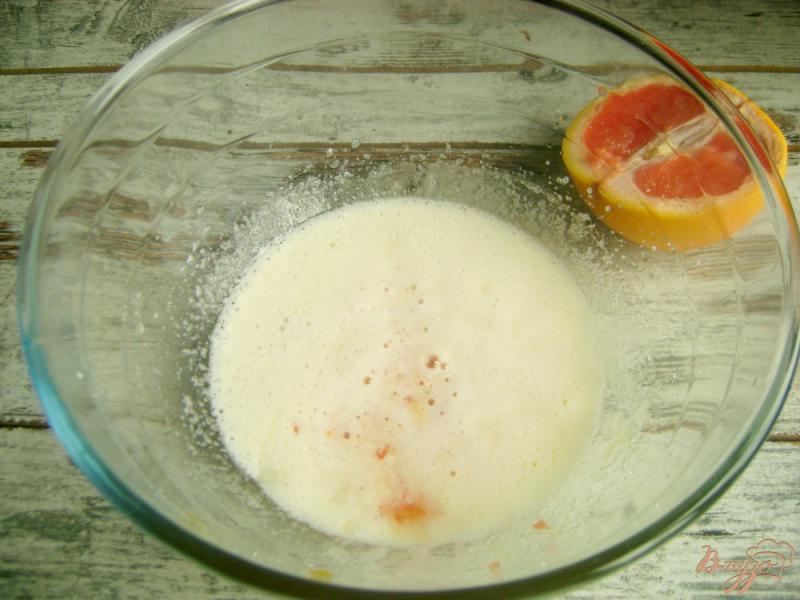 Фото приготовление рецепта: Тыквенно-грейпфрутовые блины шаг №3