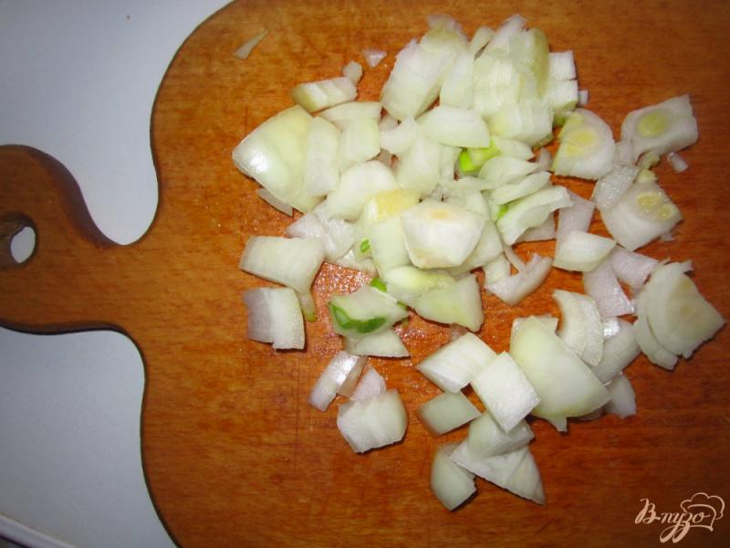 Фото приготовление рецепта: Суп с кроликом, яблоком и грецкими орехами шаг №3