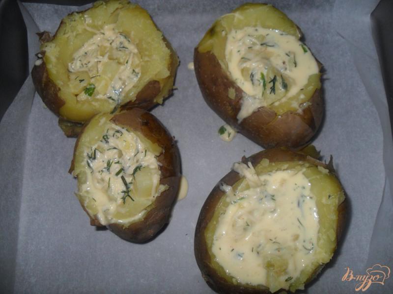 Фото приготовление рецепта: Печеный картофель шаг №4
