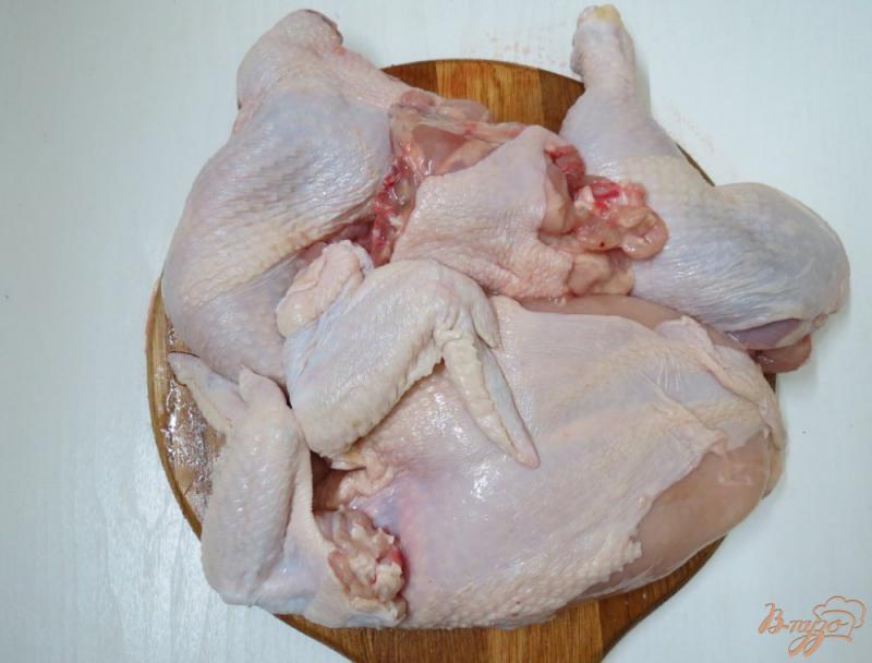 Фото приготовление рецепта: Холодец из курицы и свинины шаг №4