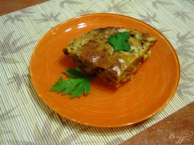 Фото приготовление рецепта: Капустный пирог с морковью шаг №11
