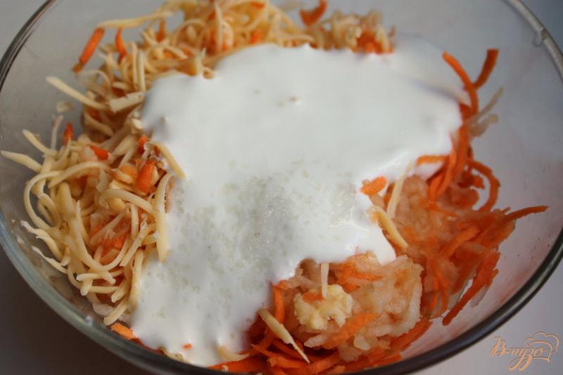 Фото приготовление рецепта: Тарталетки с морковным салатом шаг №5