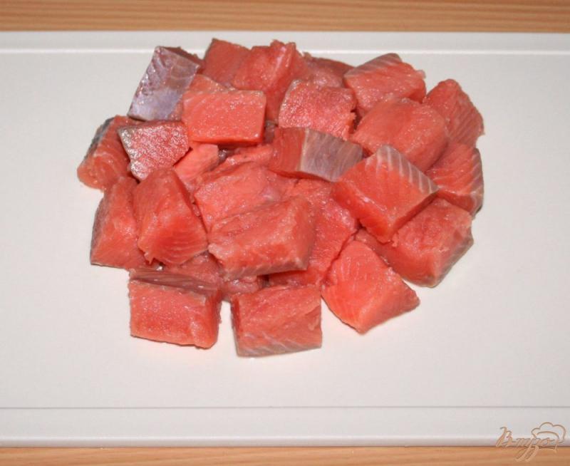 Фото приготовление рецепта: Картофель,запеченный с лососем шаг №1