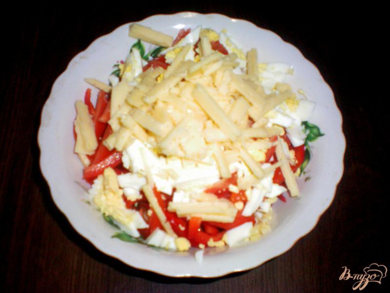 Фото приготовление рецепта: Салат с фасолью шаг №5