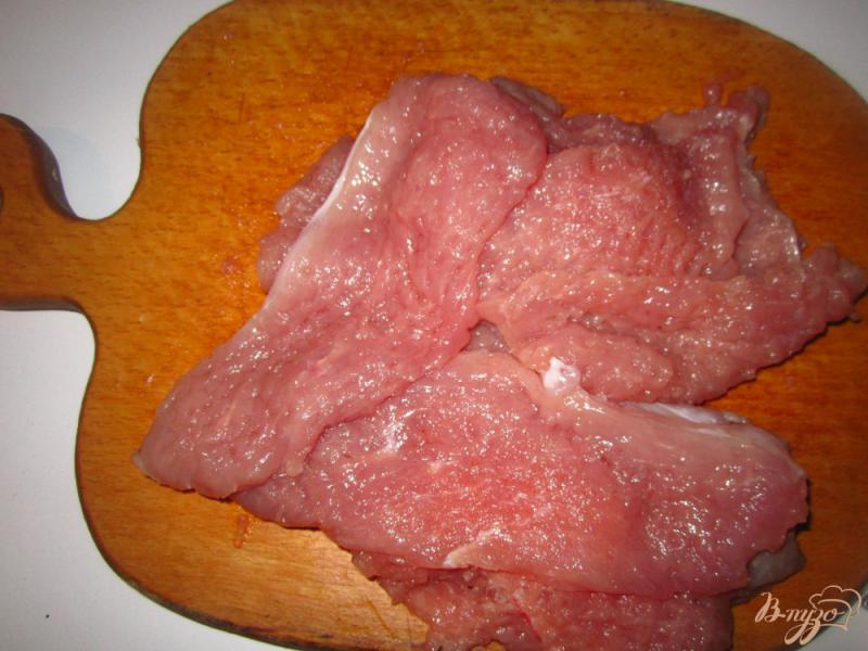 Фото приготовление рецепта: Отбивные в томатно-горчичном маринаде шаг №1
