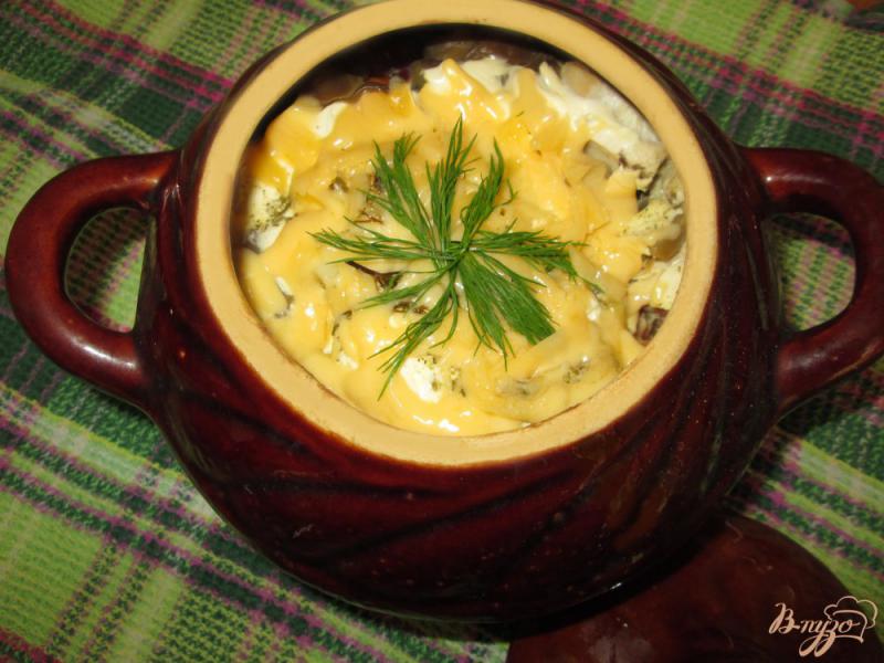 Свинина в горшочке с картофелем в духовке рецепт с грибами и сыром фото рецепт