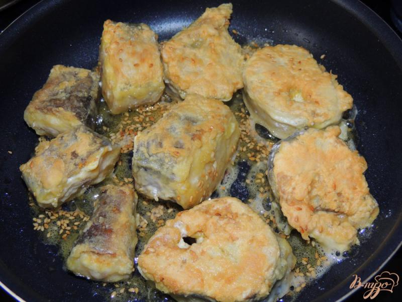Фото приготовление рецепта: Рыба в апельсиновом соусе шаг №5