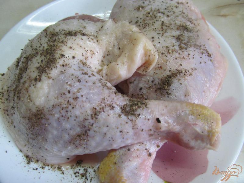Фото приготовление рецепта: Куриные окорочка в молоке шаг №2
