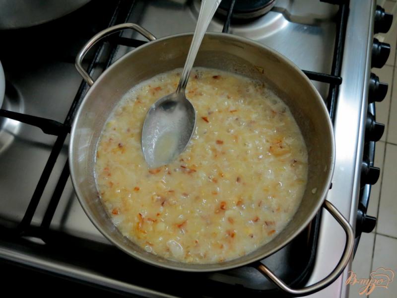 Фото приготовление рецепта: Суп пюре с чечевицей и копчёностями шаг №8