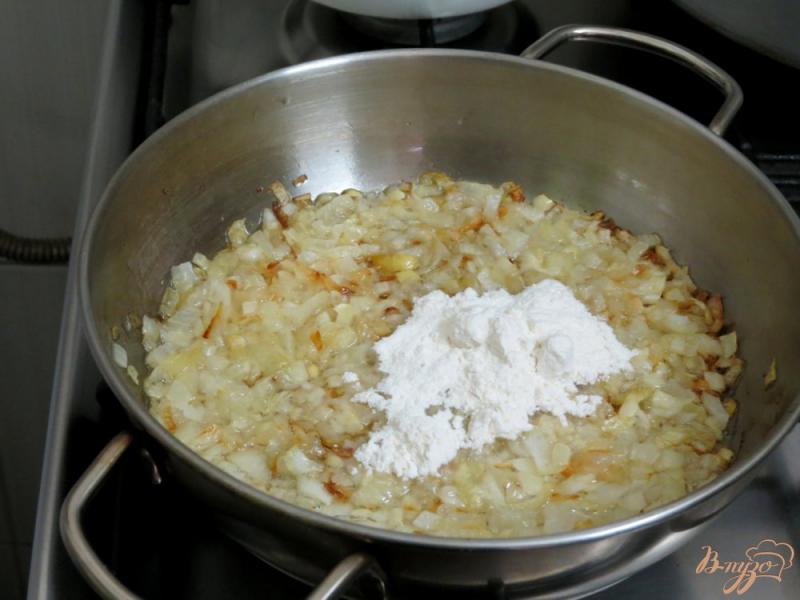 Фото приготовление рецепта: Суп пюре с чечевицей и копчёностями шаг №7