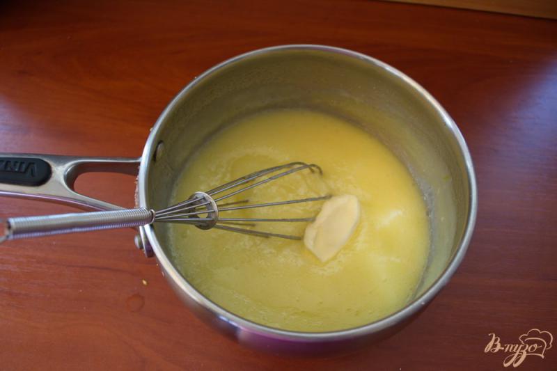 Фото приготовление рецепта: Лимонный крем со сливочным маслом шаг №6