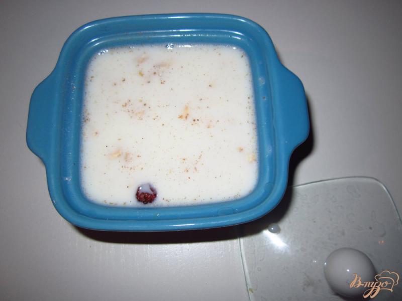 Фото приготовление рецепта: Холодный завтрак из овсянки и клюквы шаг №4