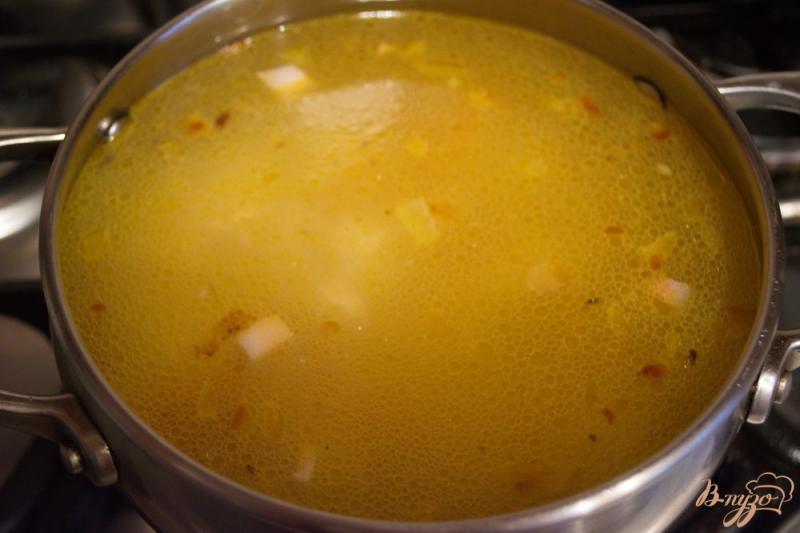 Фото приготовление рецепта: Суп с бужениной шаг №5