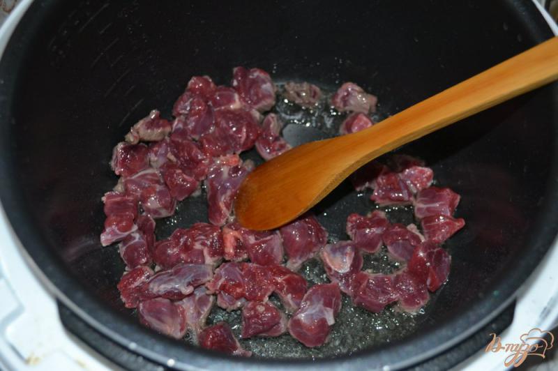 Фото приготовление рецепта: Овощной микс с говядиной в мультиварке шаг №7